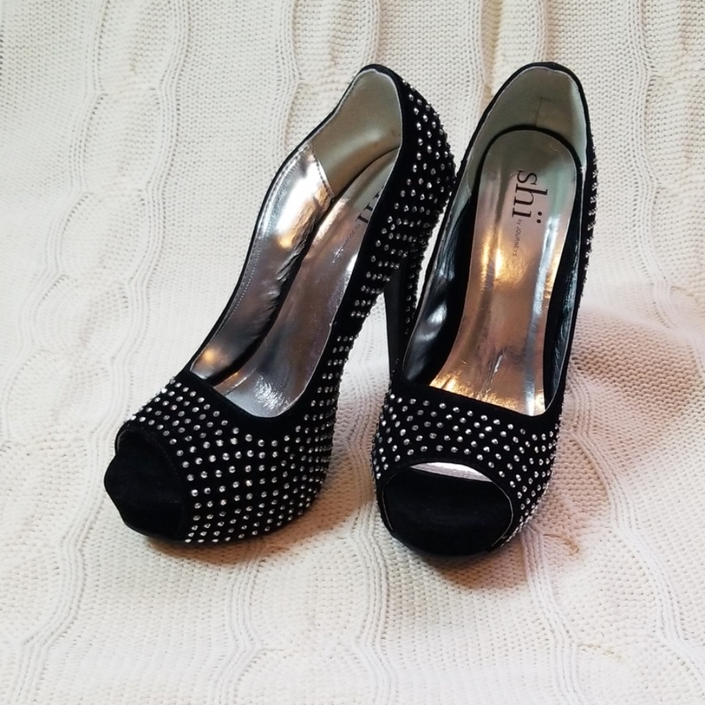 Black Party Heels - Picture 3 of 4